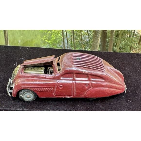 Rare 1950’s Schuco Kommando Anno Anno Wind Up Toy Car Germany Works! No Key T24